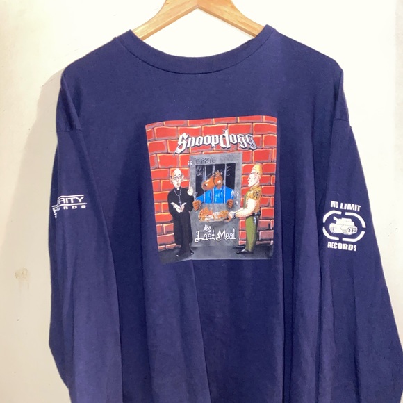Snoop dogg last meal long sleeve tshirt used size XL - Picture 3 of 14